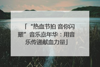 “热血节拍 音你闪耀”音乐嘉年华：用音乐传递献血力量