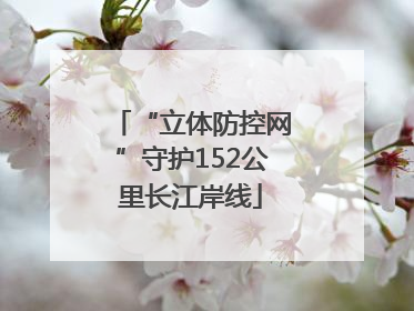 “立体防控网”守护152公里长江岸线