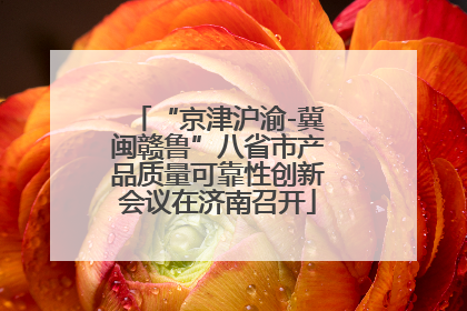 “京津沪渝-冀闽赣鲁”八省市产品质量可靠性创新会议在济南召开