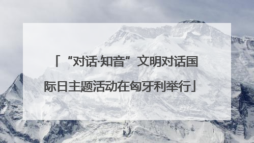 “对话·知音”文明对话国际日主题活动在匈牙利举行