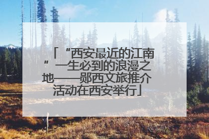 “西安最近的江南”一生必到的浪漫之地——郧西文旅推介活动在西安举行