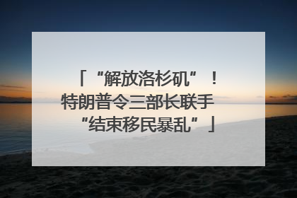 “解放洛杉矶”！特朗普令三部长联手“结束移民暴乱”