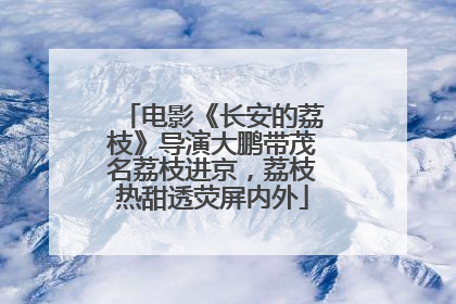 电影《长安的荔枝》导演大鹏带茂名荔枝进京，荔枝热甜透荧屏内外