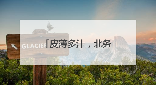 皮薄多汁，北务小西瓜熟啦！