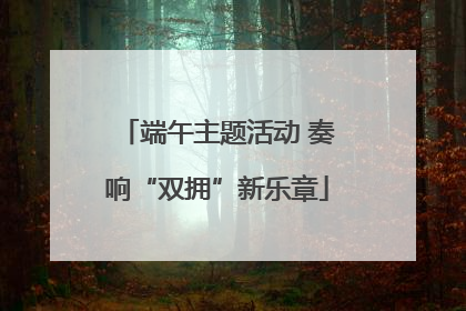 端午主题活动 奏响“双拥”新乐章