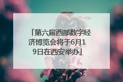 第六届西部数字经济博览会将于6月19日在西安举办