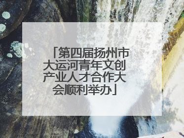第四届扬州市大运河青年文创产业人才合作大会顺利举办