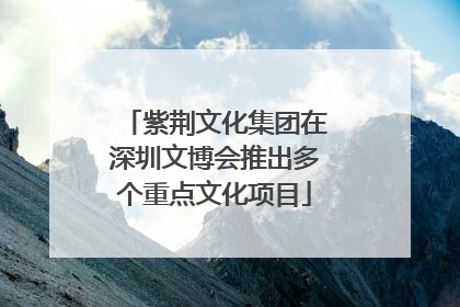 紫荆文化集团在深圳文博会推出多个重点文化项目
