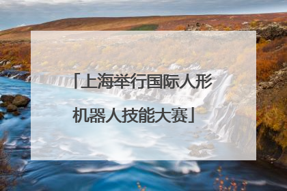 上海举行国际人形机器人技能大赛