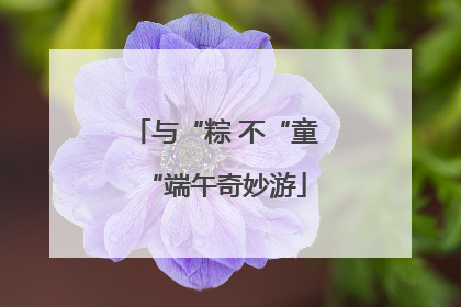 与“粽 不“童“端午奇妙游