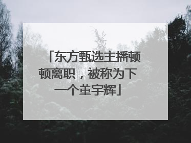 东方甄选主播顿顿离职，被称为下一个董宇辉