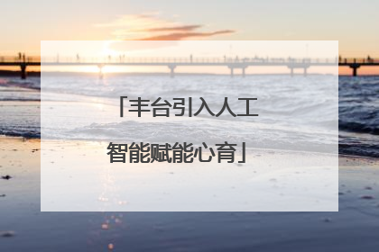 丰台引入人工智能赋能心育