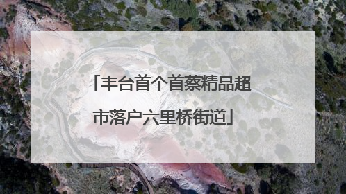 丰台首个首蔡精品超市落户六里桥街道