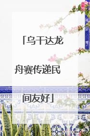 乌干达龙舟赛传递民间友好