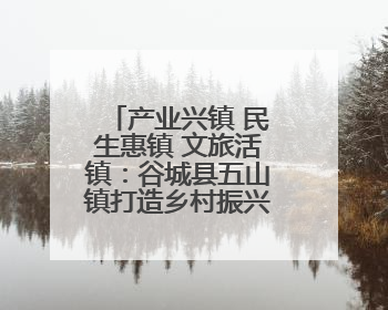 产业兴镇 民生惠镇 文旅活镇：谷城县五山镇打造乡村振兴示范样板