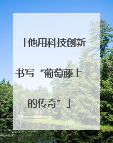 他用科技创新书写“葡萄藤上的传奇”