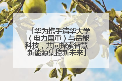 华为携手清华大学（电力国重）与岳能科技，共同探索智慧新能源集控新未来