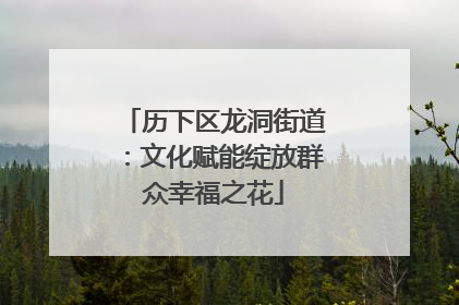 历下区龙洞街道：文化赋能绽放群众幸福之花