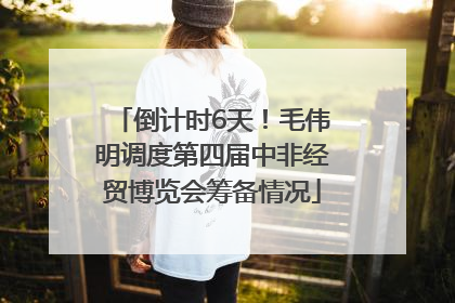 倒计时6天！毛伟明调度第四届中非经贸博览会筹备情况