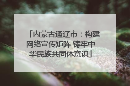 内蒙古通辽市：构建网络宣传矩阵 铸牢中华民族共同体意识