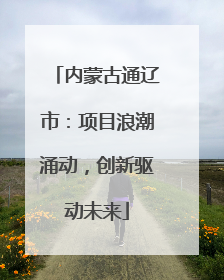 内蒙古通辽市：项目浪潮涌动，创新驱动未来