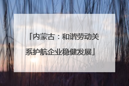 内蒙古：和谐劳动关系护航企业稳健发展