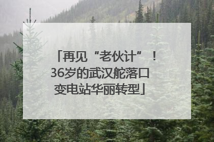 再见“老伙计”！36岁的武汉舵落口变电站华丽转型