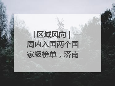 区域风向｜一周内入围两个国家级榜单，济南“显性增长”刷新城市影响力
