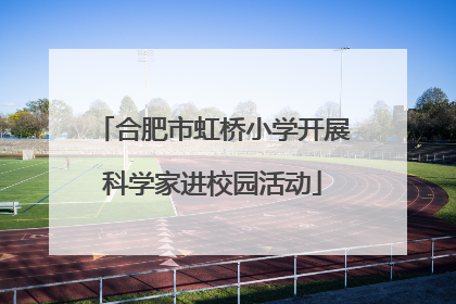 合肥市虹桥小学开展科学家进校园活动