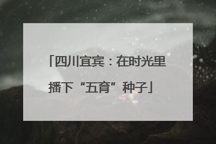 四川宜宾：在时光里播下“五育”种子