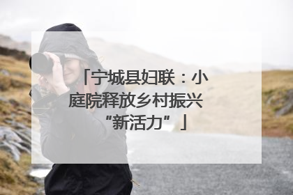 宁城县妇联：小庭院释放乡村振兴“新活力”