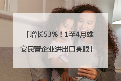 增长53%！1至4月雄安民营企业进出口亮眼
