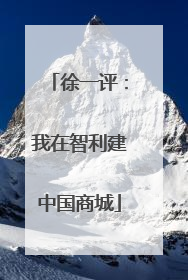 徐一评：我在智利建中国商城