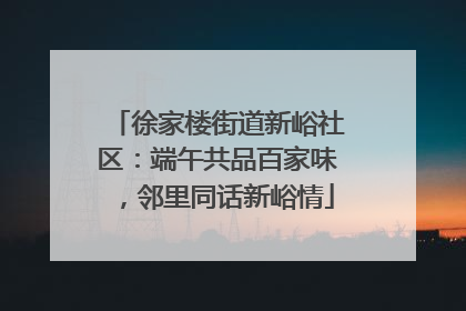 徐家楼街道新峪社区：端午共品百家味，邻里同话新峪情