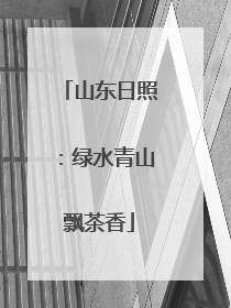 山东日照：绿水青山飘茶香