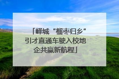 峄城“榴枣归乡”引才直通车驶入校地企共赢新航程