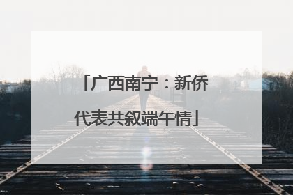 广西南宁：新侨代表共叙端午情