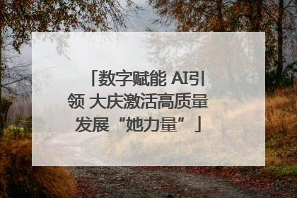 数字赋能 AI引领 大庆激活高质量发展“她力量”