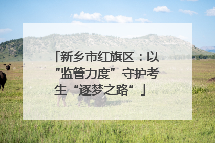新乡市红旗区：以“监管力度”守护考生“逐梦之路”