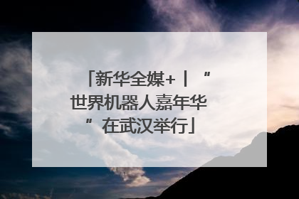 新华全媒+丨“世界机器人嘉年华”在武汉举行
