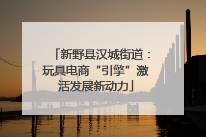 新野县汉城街道：玩具电商“引擎”激活发展新动力