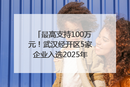 最高支持100万元！武汉经开区5家企业入选2025年度武汉市重点研发计划拟立项项目名单