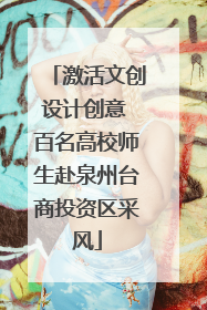 激活文创设计创意 百名高校师生赴泉州台商投资区采风