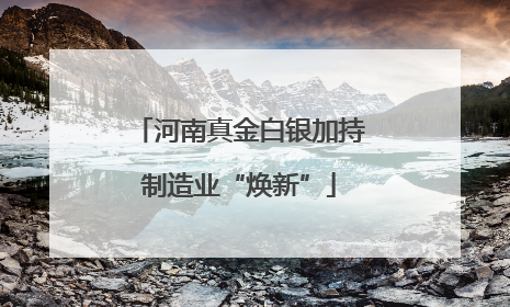 河南真金白银加持制造业“焕新”