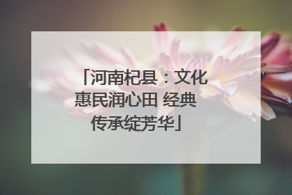 河南杞县：文化惠民润心田 经典传承绽芳华