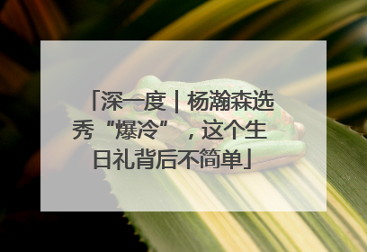 深一度｜杨瀚森选秀“爆冷”，这个生日礼背后不简单