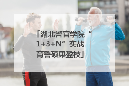 湖北警官学院“1+3+N”实战育警硕果盈枝