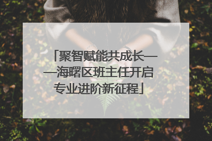 聚智赋能共成长——海曙区班主任开启专业进阶新征程