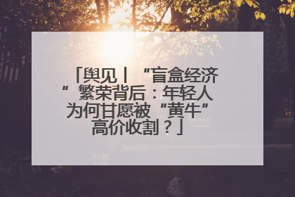 舆见丨“盲盒经济”繁荣背后：年轻人为何甘愿被“黄牛”高价收割？