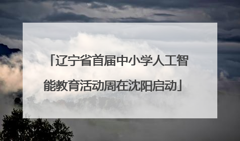 辽宁省首届中小学人工智能教育活动周在沈阳启动